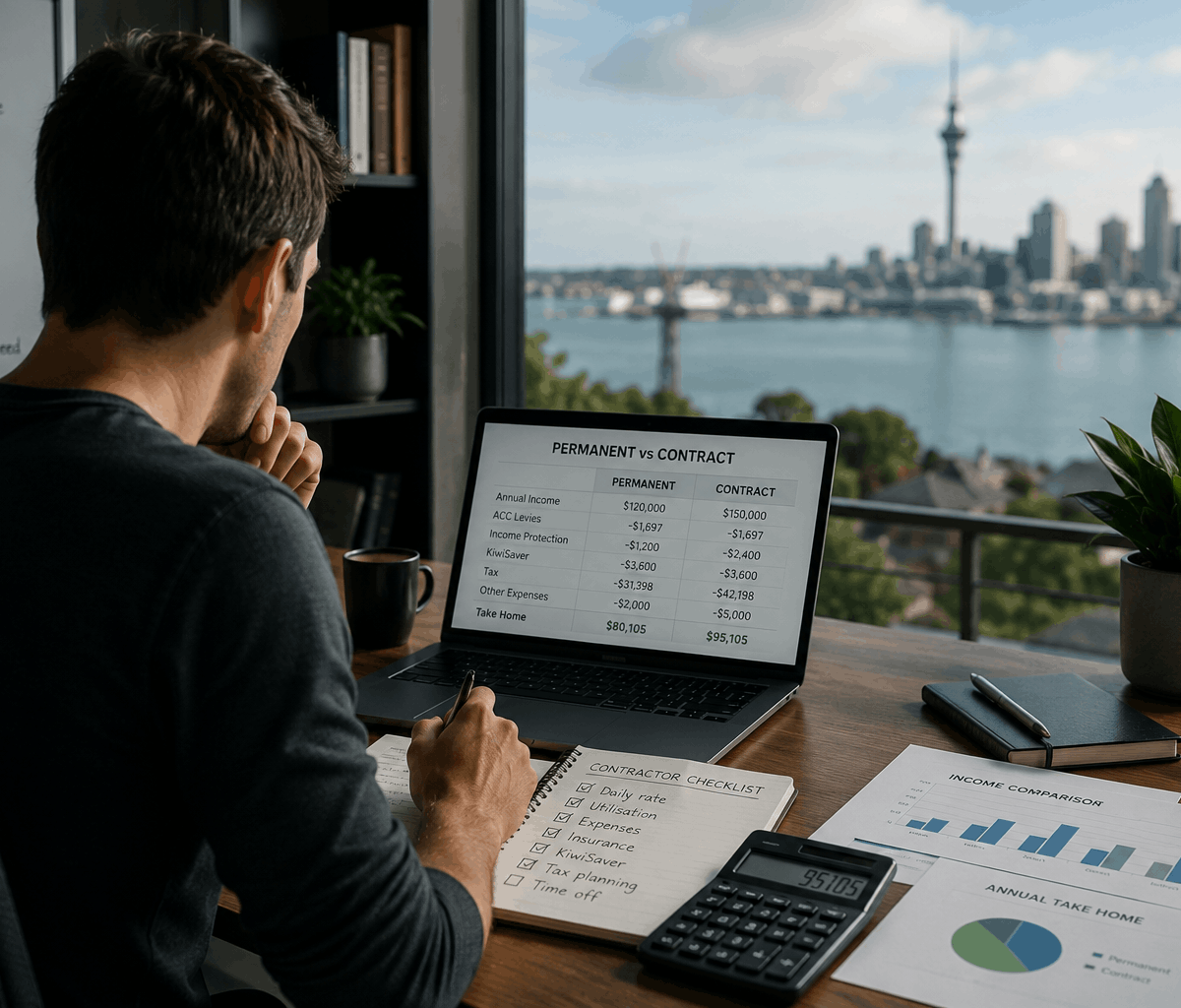 Is Contracting Actually Worth It? The Honest Maths for NZ Professionals